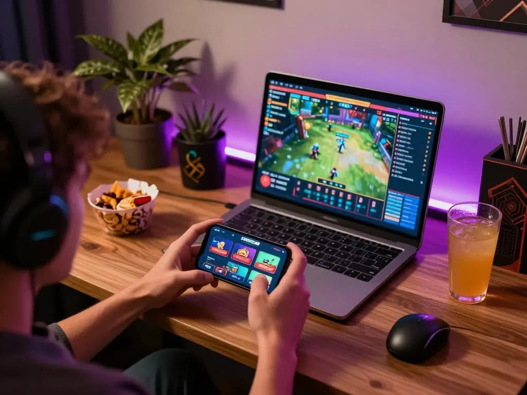 The user engages with the 789CLUB app, showcasing an interactive online casino experience.