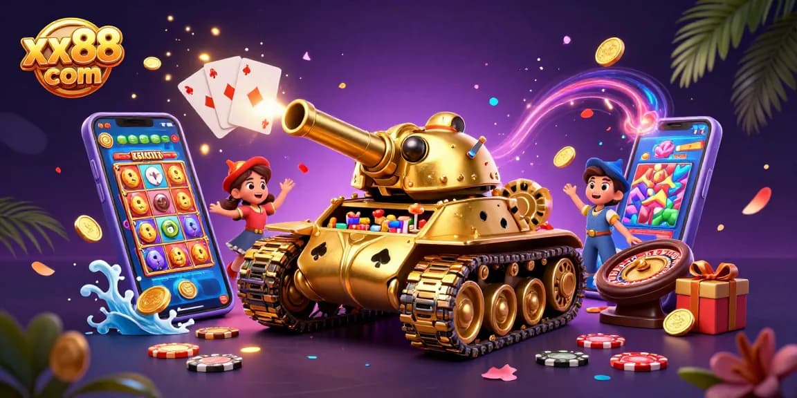 Spin winning reels at xx88 com, showcased in a captivating golden beetle tank casino.