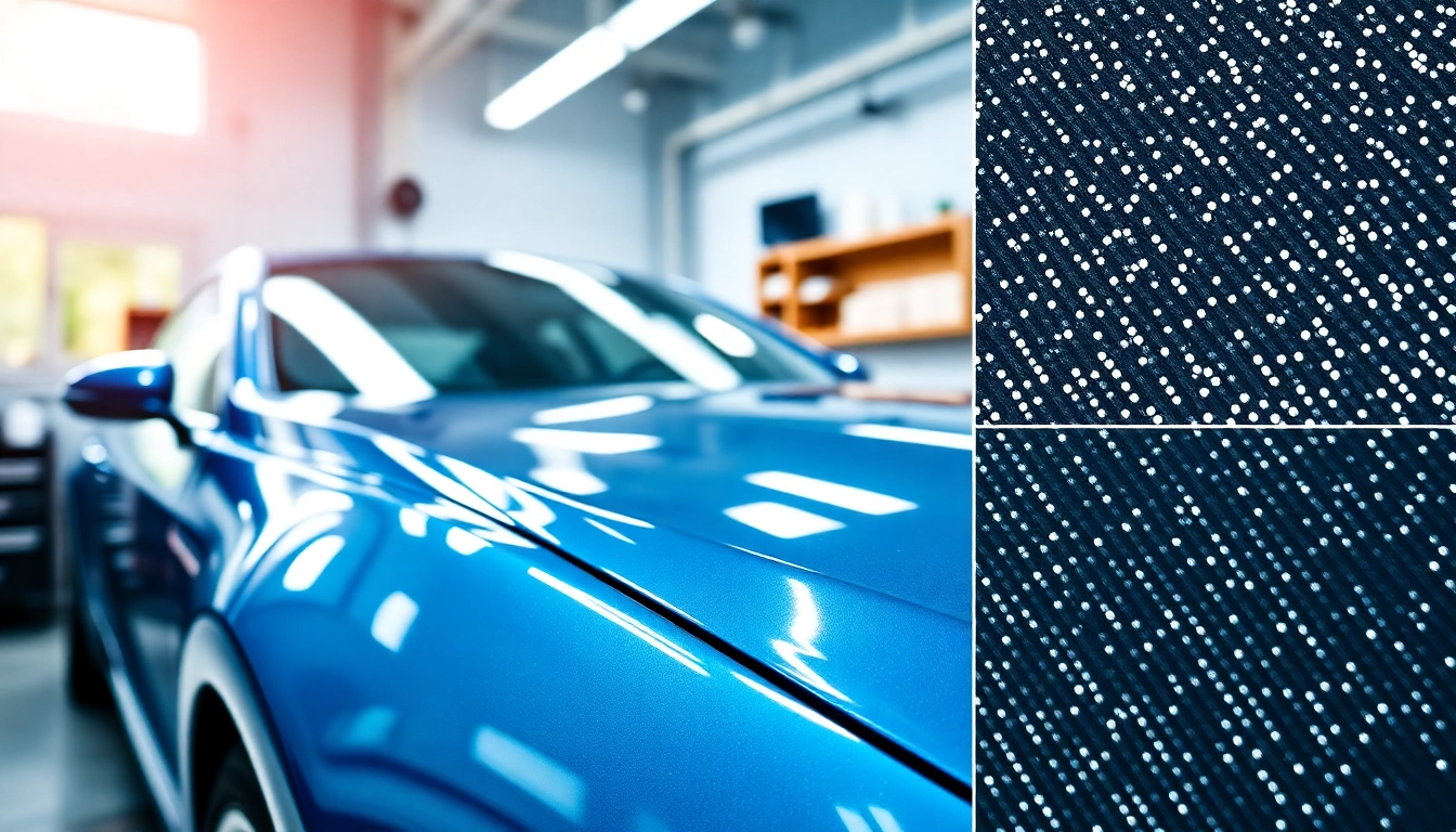 Apply ceramic coating near me for optimal vehicle shine in a professional detailing workshop.