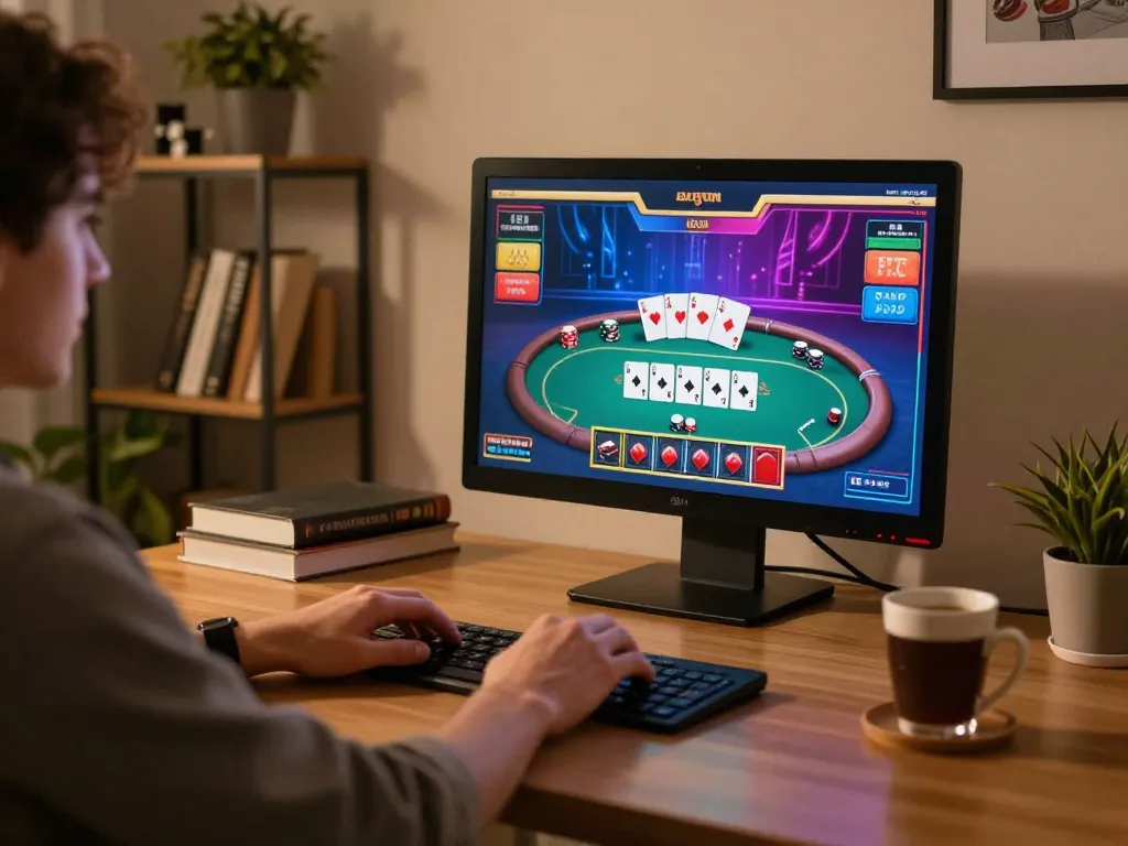 Engaging in strategic online poker at C168 with virtual cards in view