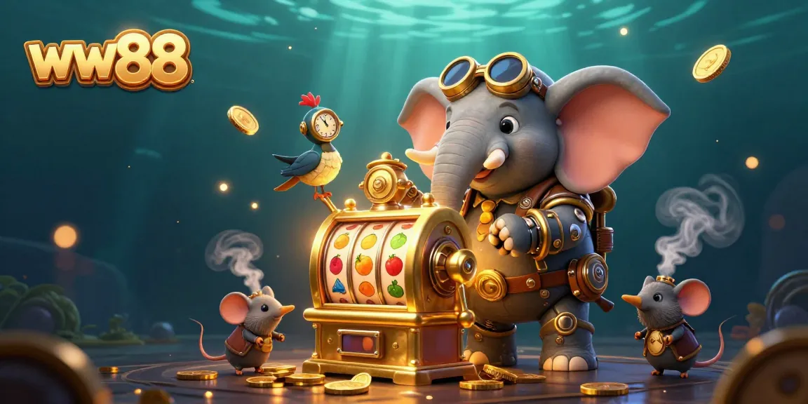 Experience thrilling gameplay at ww88 with a steampunk engineer turning slots into wins.
