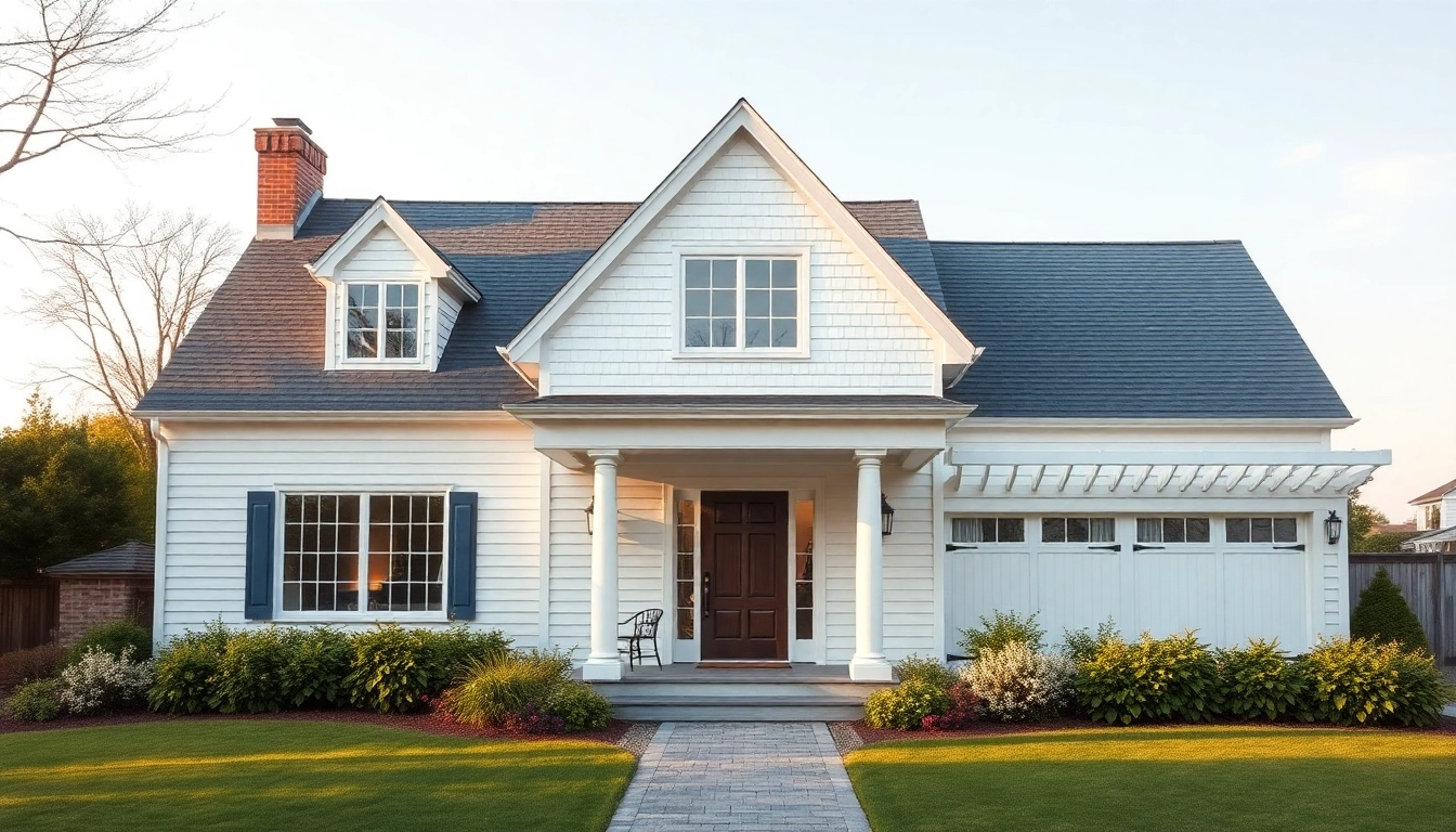 Beautiful cape cod homes with attached garage in serene coastal setting