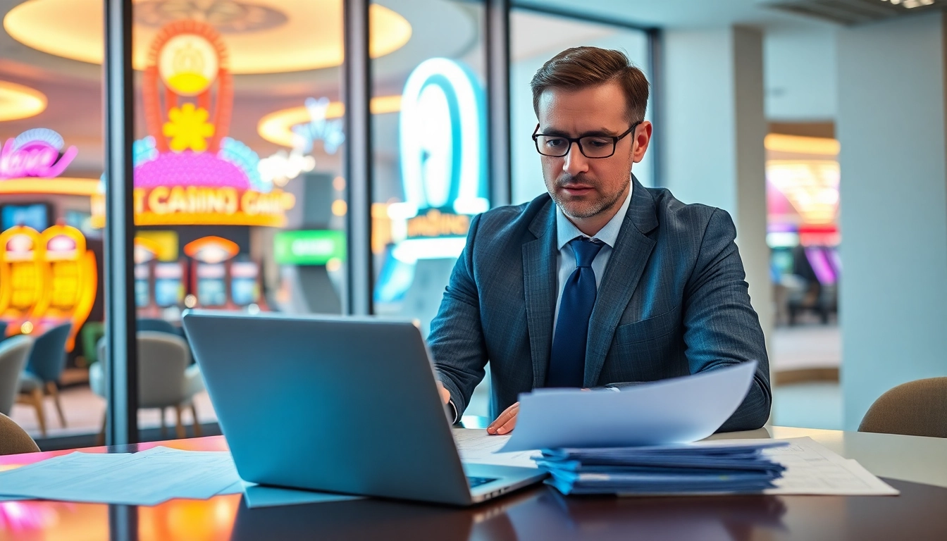 Public adjuster West Palm Beach Florida reviewing casino claims with focus and professionalism.