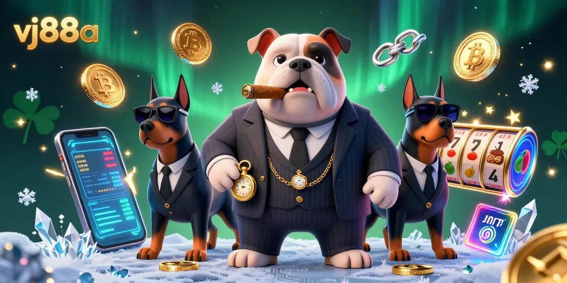 Experience excitement with vj88a as the mafia boss and bodyguards engage in a thrilling casino scene.
