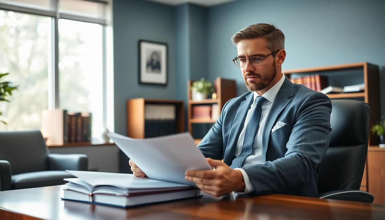 Clearwater truck accident lawyer provides expert legal advice in a professional office setting.