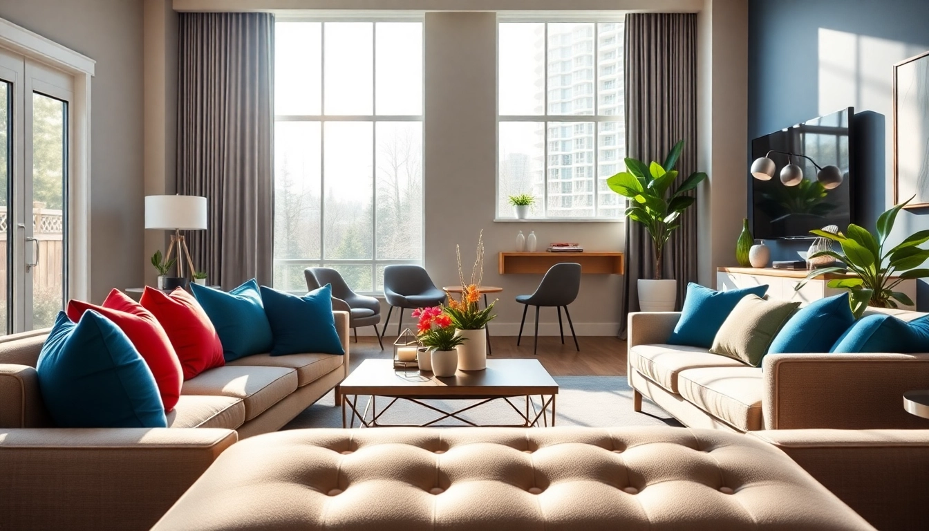 Stylish modern living room for home renovation Vancouver project highlighting sophisticated design.