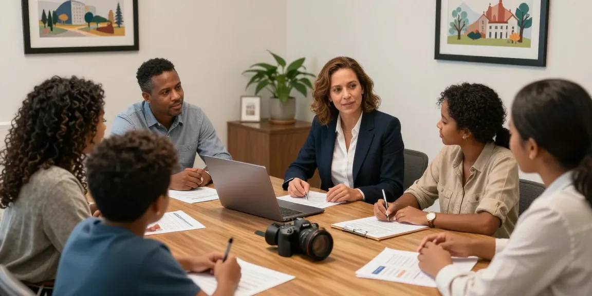 Trusted financial advisor in Hampton Roads, VA discussing local services with clients.