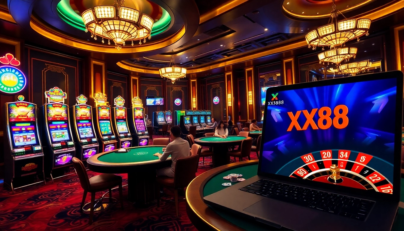 Experience the thrill of gambling at XX88 casino, featuring exciting games and winning opportunities.