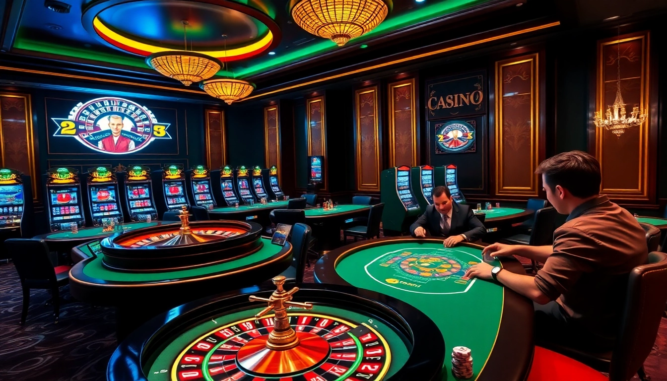 Experience thrilling online gambling at u888.ink with vibrant casino action and players engaged in games.