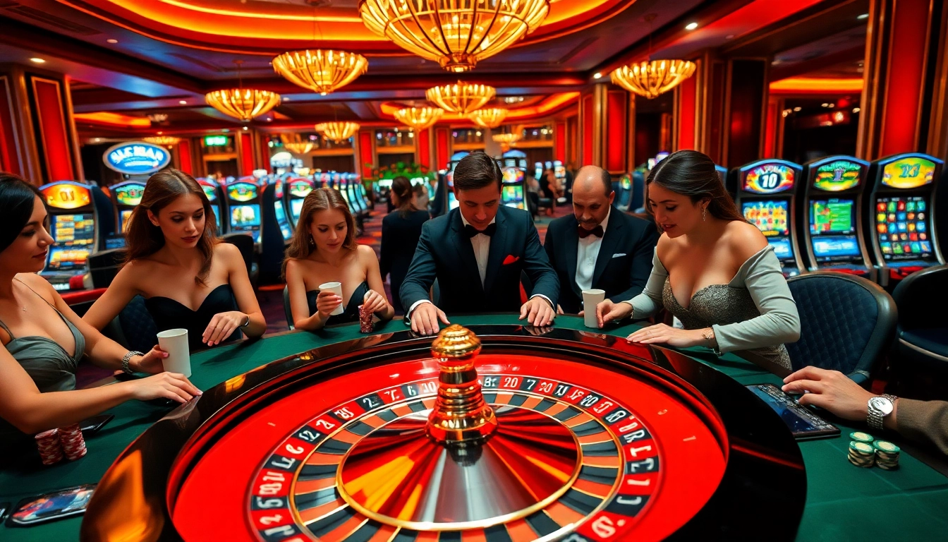Experience the excitement of 32win with engaging casino gameplay at a luxurious setting.